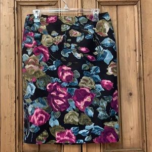 Talbots Floral Skirt